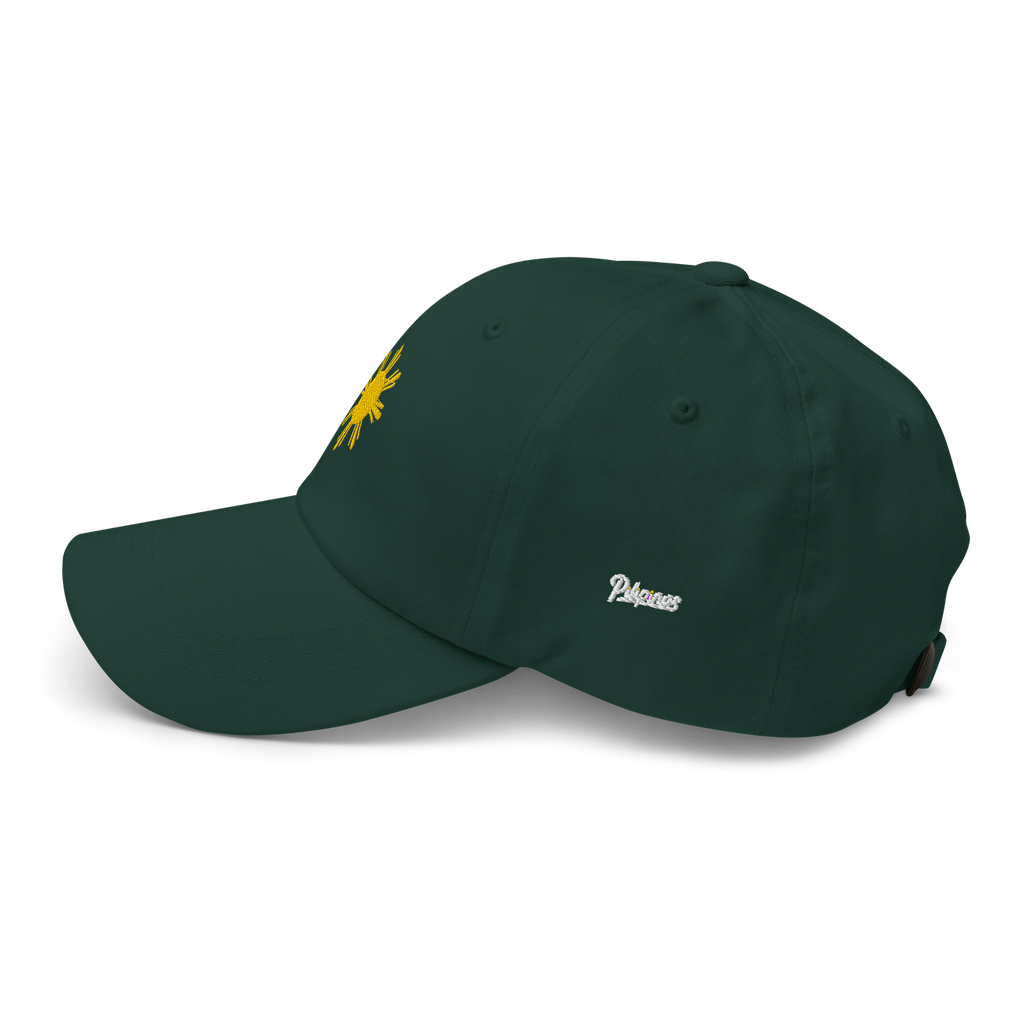SUN + SCRIPT - cotton hat - White