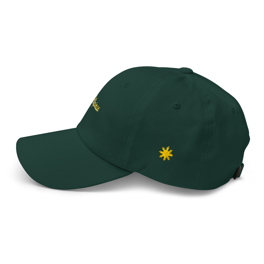 Modern Script + Sun - Cotton Hat - Khaki