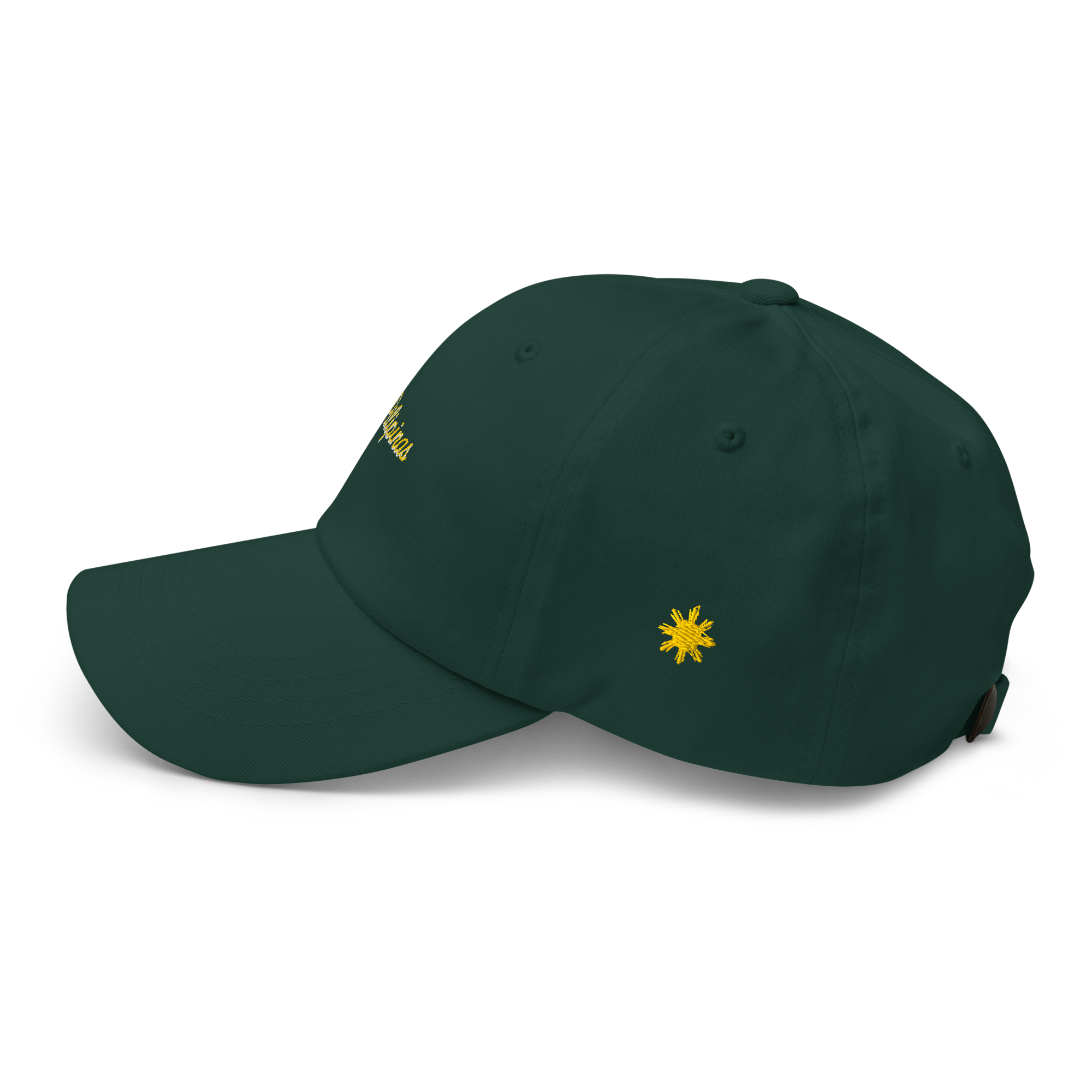 Modern Script + Sun - Cotton Hat - Khaki