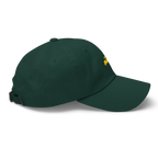 Yellow Gold Jeepney + Pilipinas Script on cotton hat - Navy