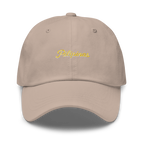 Modern Script + Sun - Cotton Hat - Green Camo