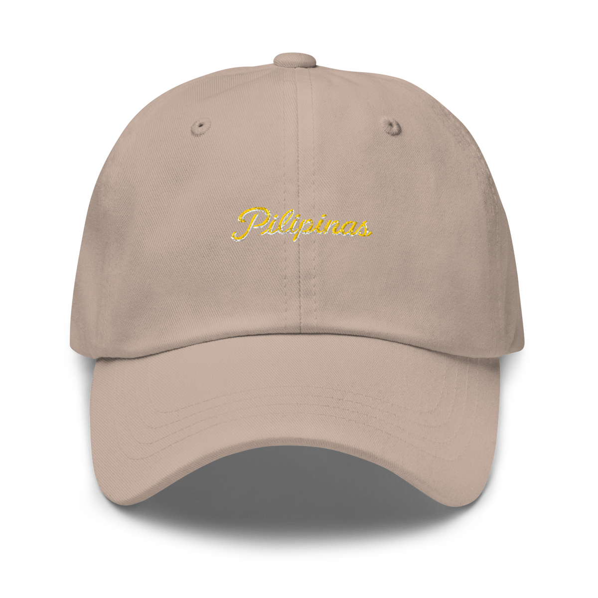 Modern Script + Sun - Cotton Hat - Stone
