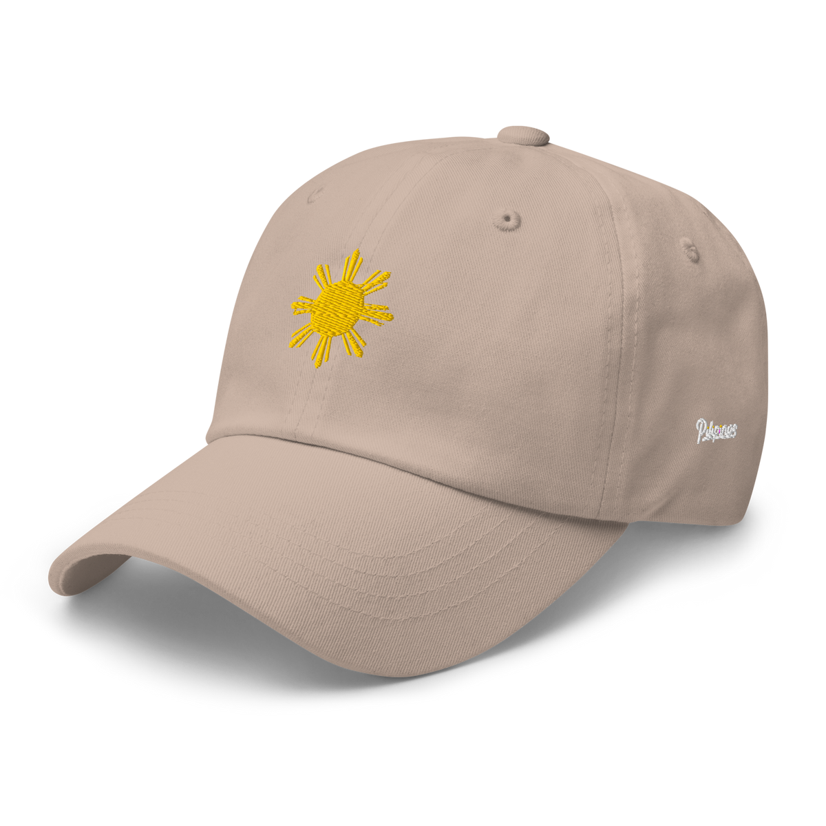 SUN + SCRIPT - cotton hat - Khaki