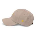 Modern Script + Sun - Cotton Hat - Green Camo