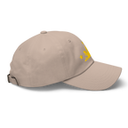 Three Stars & Half-Sun + Script - Cotton Hat - White