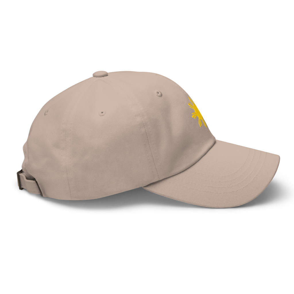 SUN + SCRIPT - cotton hat - Blue