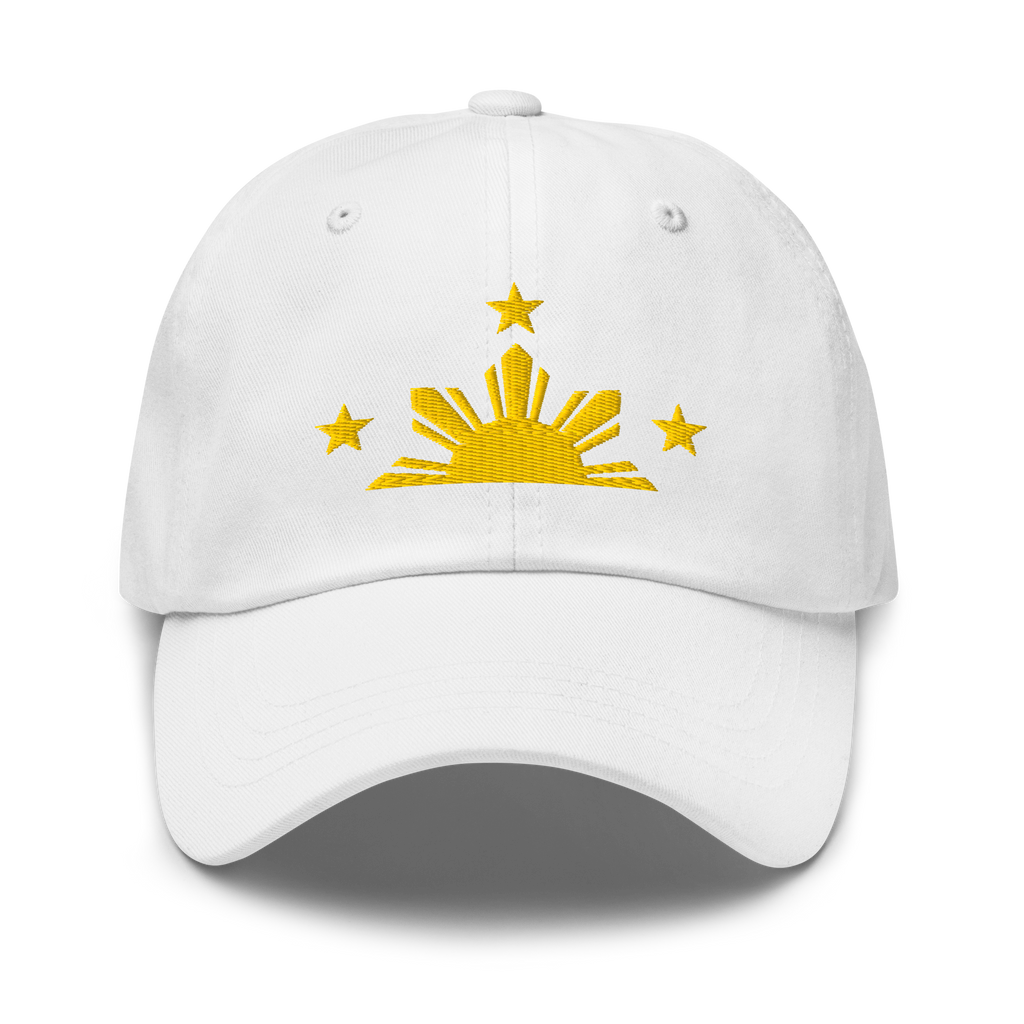 Three Stars & Half-Sun + Script - Cotton Hat - Black