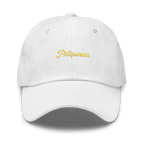 Modern Script + Sun - Cotton Hat - Red