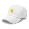 SUN + SCRIPT - cotton hat - White