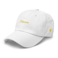 Modern Script + Sun - Cotton Hat - White