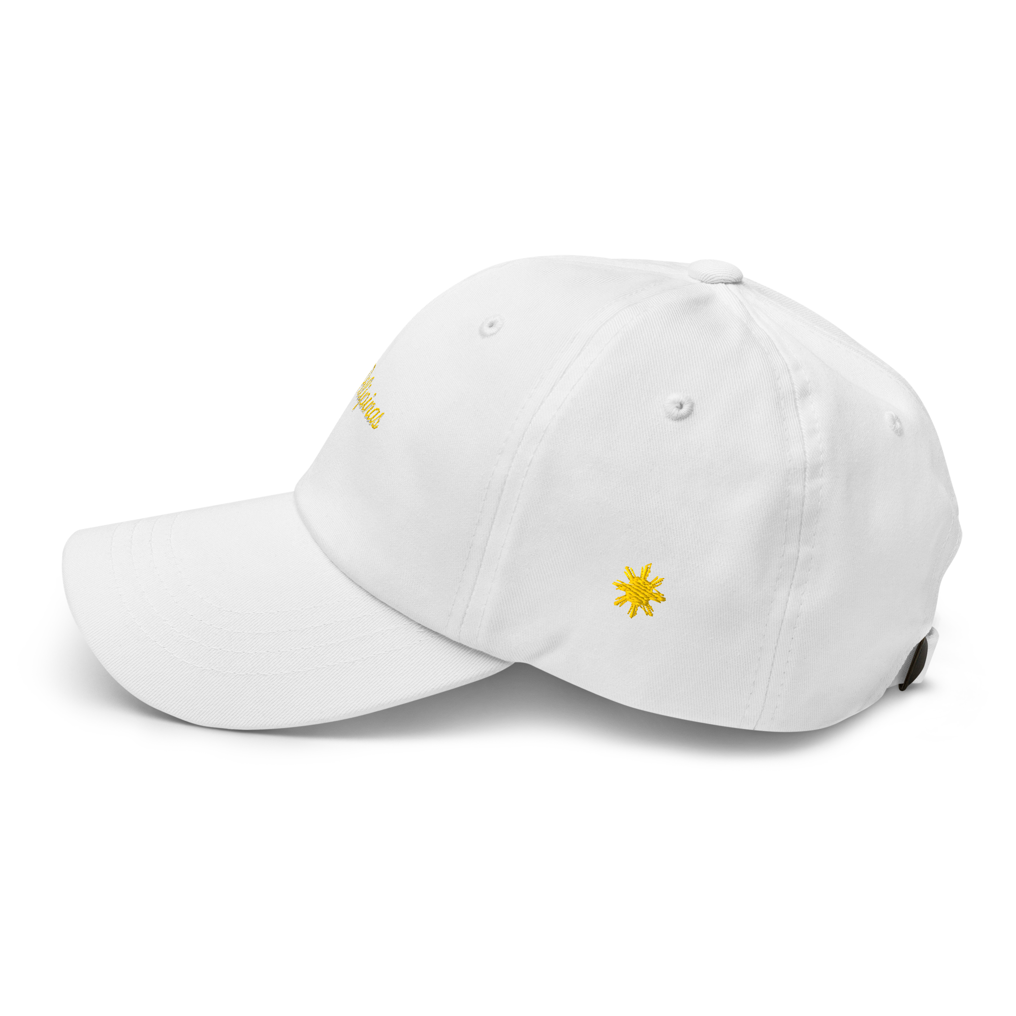 Modern Script + Sun - Cotton Hat - Light Blue