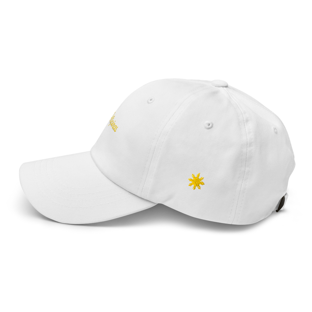 Modern Script + Sun - Cotton Hat - Red