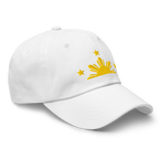 Three Stars & Half-Sun + Script - Cotton Hat - White