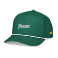 Script + Three Stars & Half-Sun - Rope Hat - Green/White