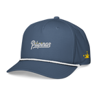 Script + Three Stars & Half-Sun - Rope Hat - Green/White