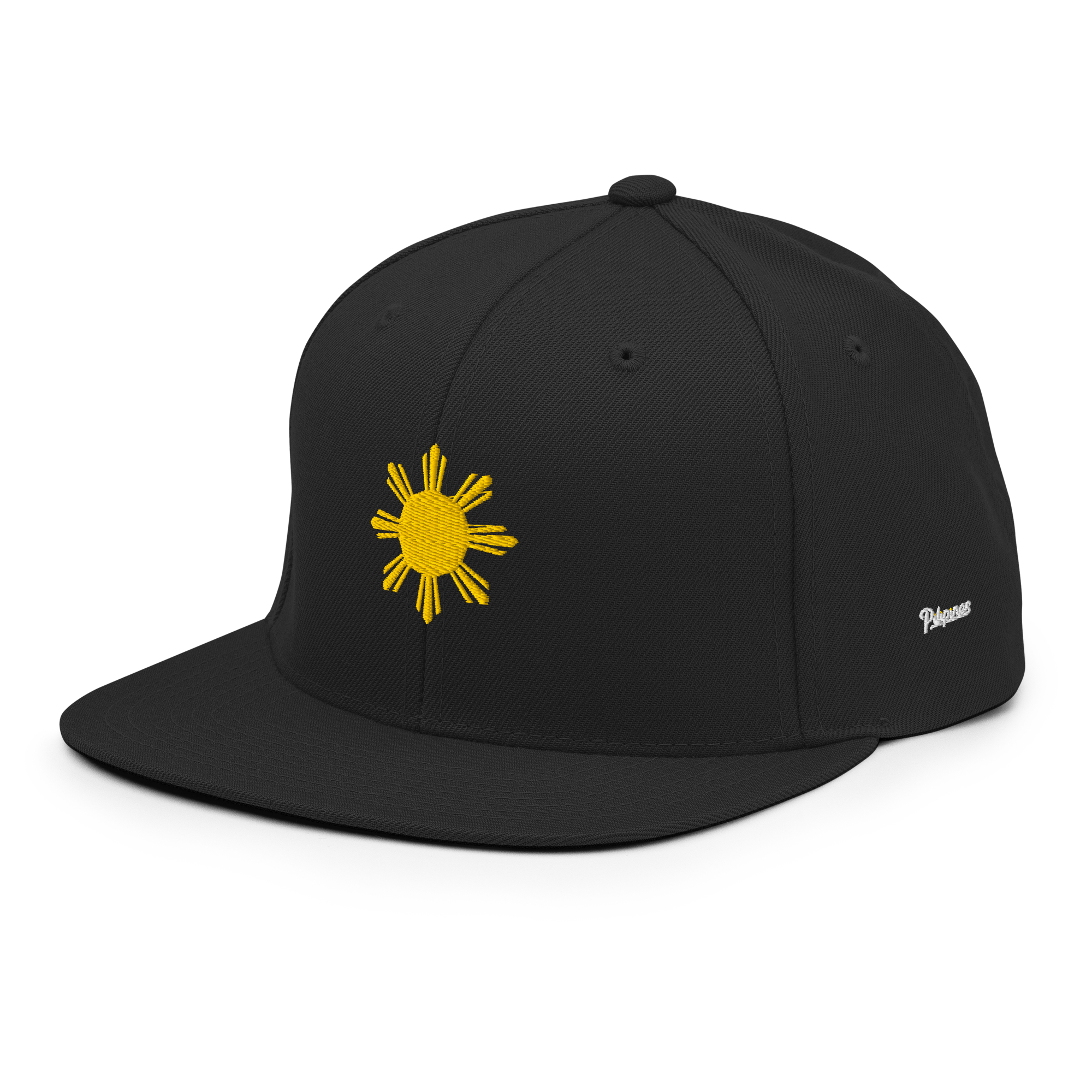 SUN + SCRIPT - wool blend flat bill hat - Dark Grey