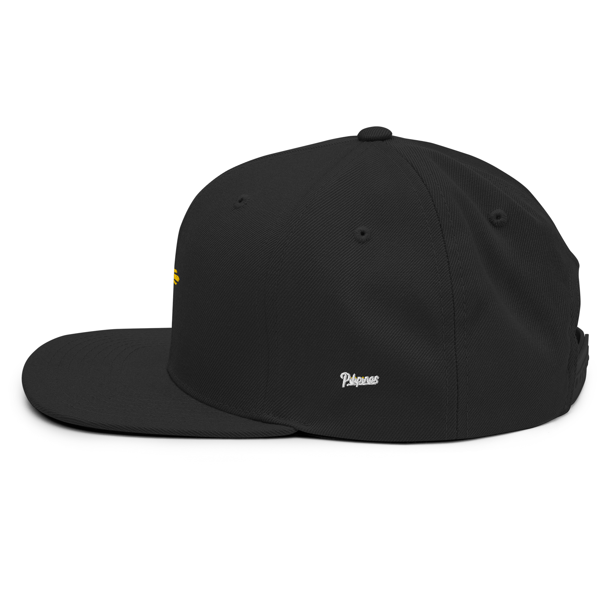 SUN + SCRIPT - wool blend flat bill hat - Dark Green