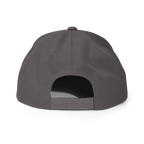 SUN + SCRIPT - wool blend flat bill hat - Black