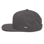 SUN + SCRIPT - wool blend flat bill hat - Red