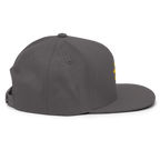 SUN + SCRIPT - wool blend flat bill hat - Green Camo
