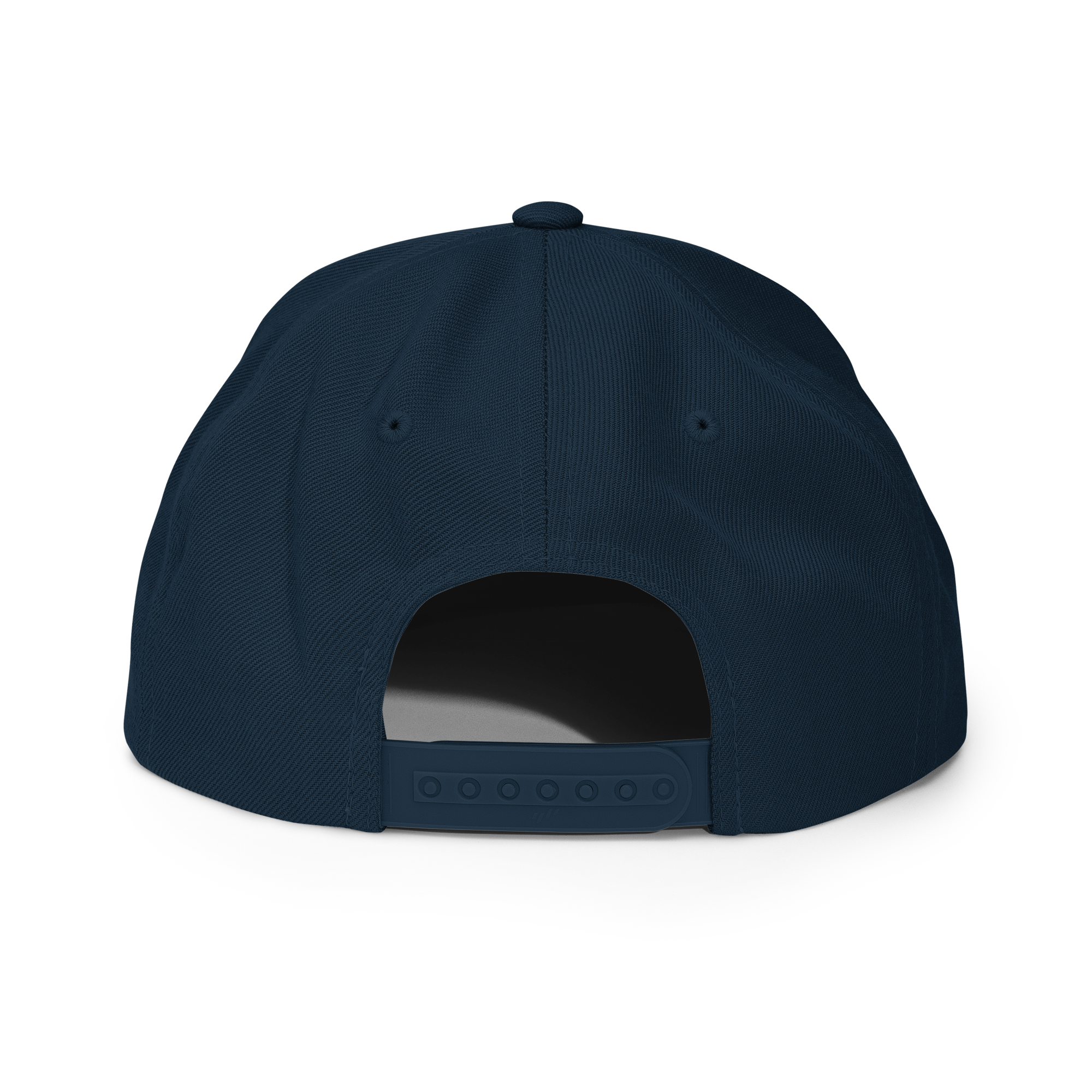 SUN + SCRIPT - wool blend flat bill hat - Dark Green