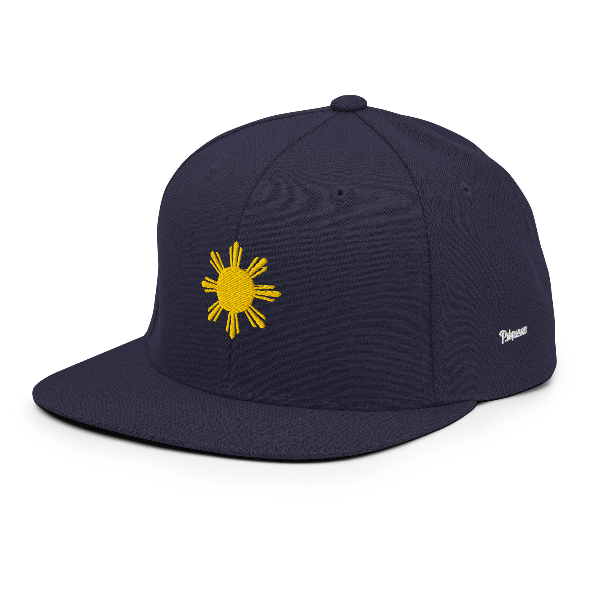 SUN + SCRIPT - wool blend flat bill hat - Green Camo