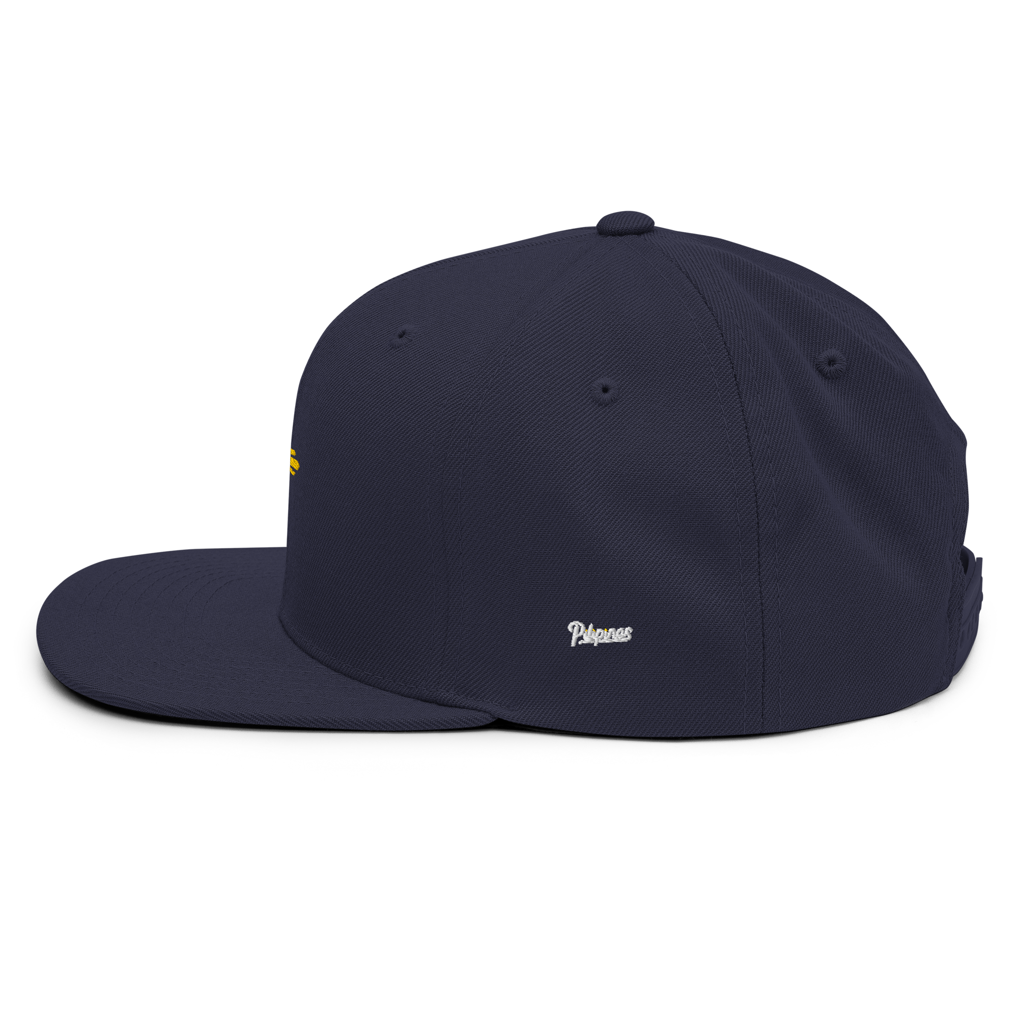 SUN + SCRIPT - wool blend flat bill hat - Red