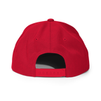 SUN + SCRIPT - wool blend flat bill hat - Black
