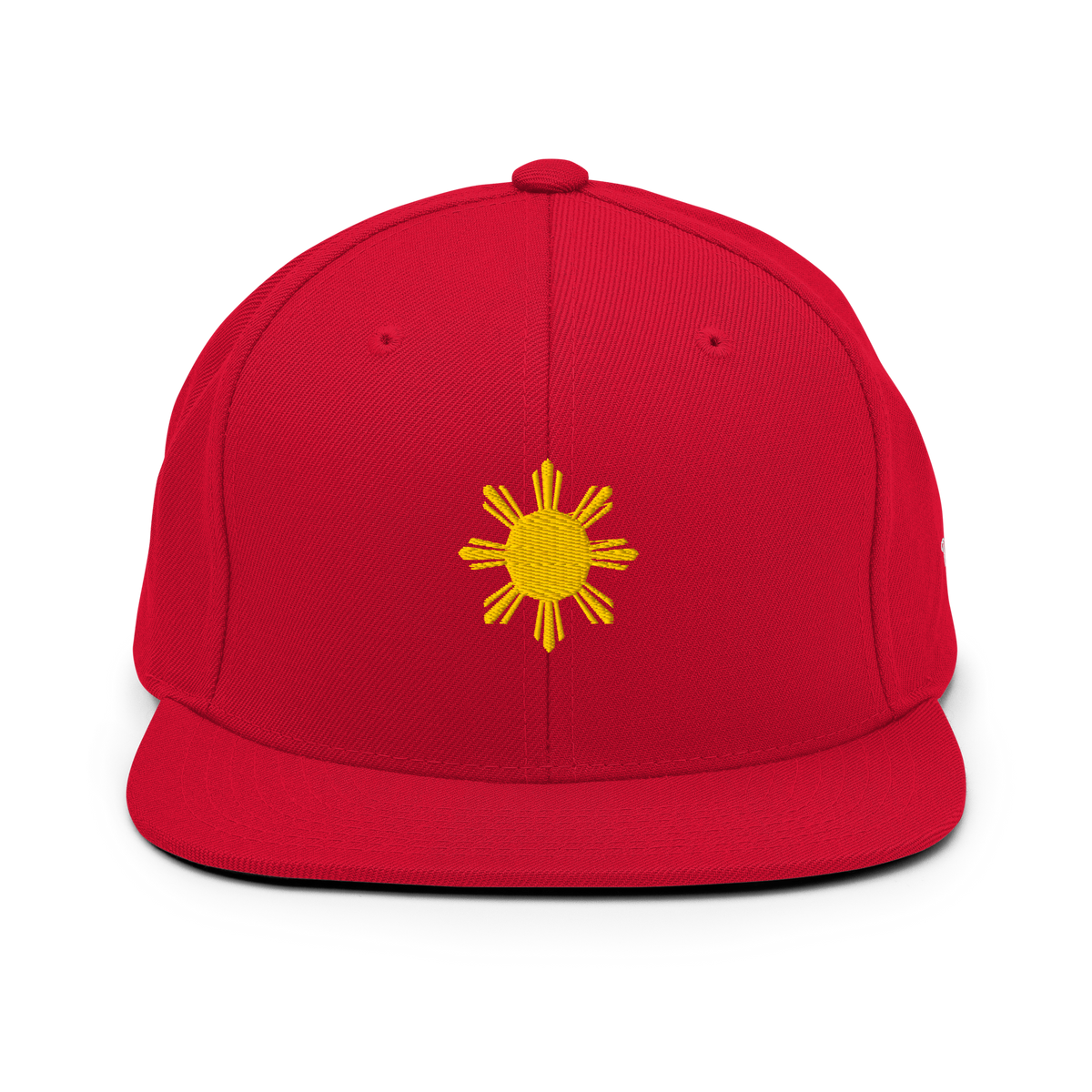 SUN + SCRIPT - wool blend flat bill hat - Heather Grey