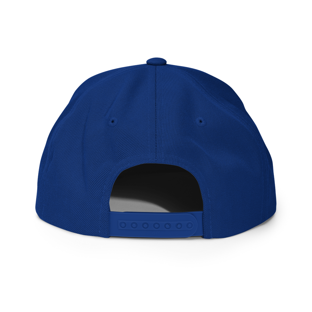 SUN + SCRIPT - wool blend flat bill hat - Black