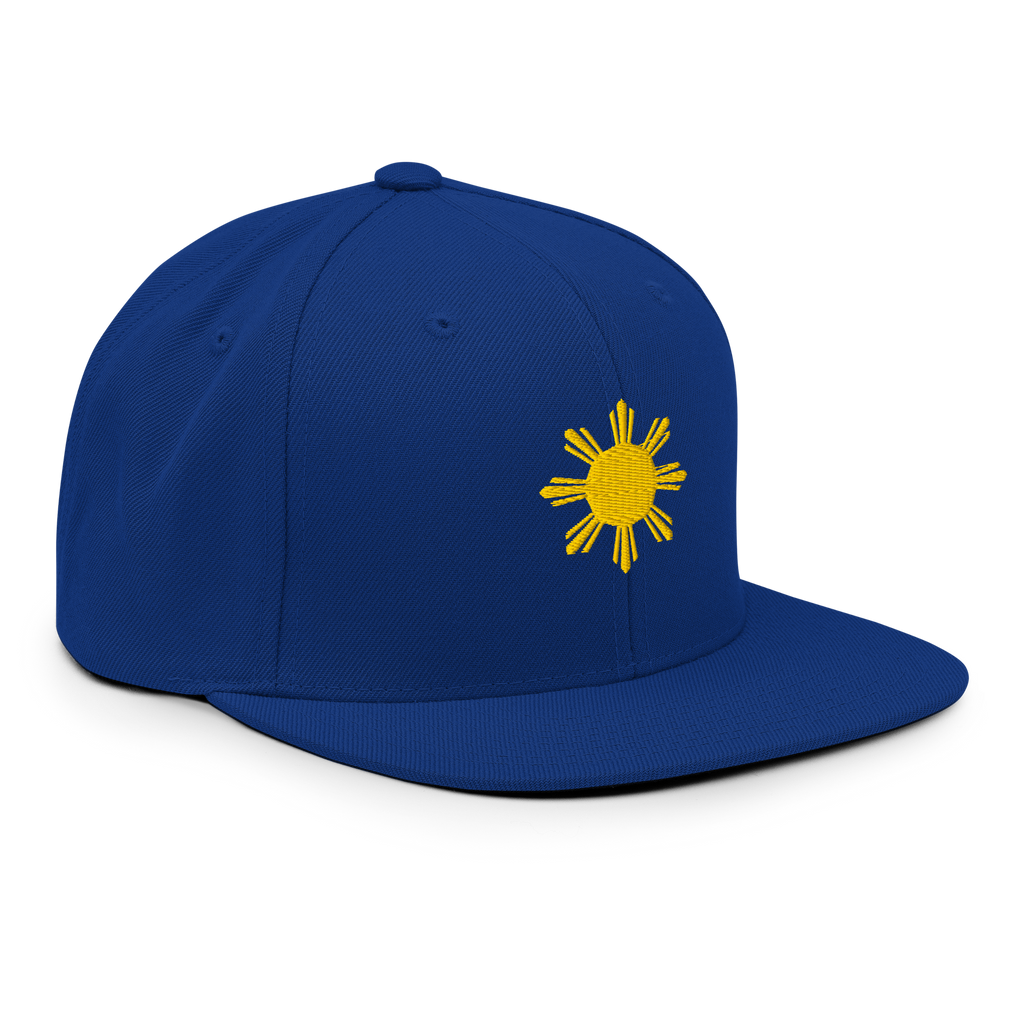 SUN + SCRIPT - wool blend flat bill hat - Black