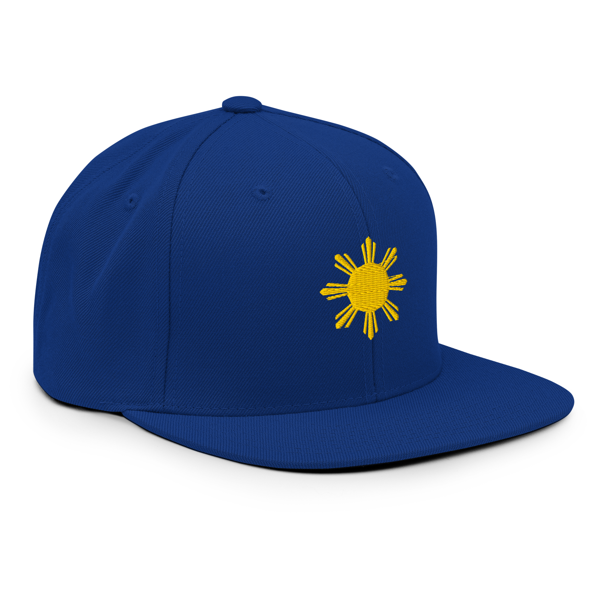 SUN + SCRIPT - wool blend flat bill hat - Dark Grey