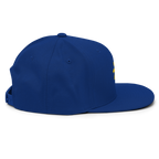 SUN + SCRIPT - wool blend flat bill hat - Black