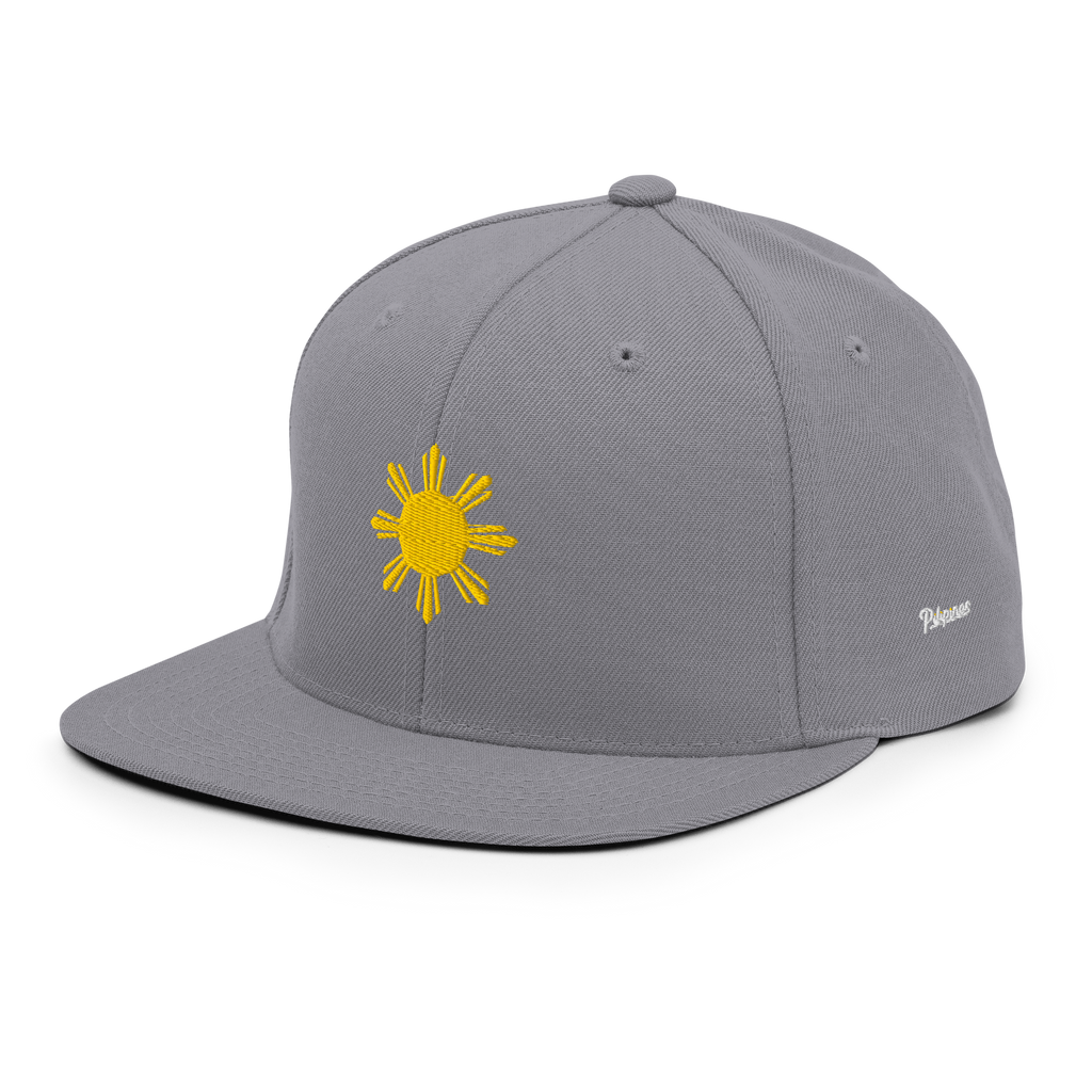 SUN + SCRIPT - wool blend flat bill hat - Dark Green