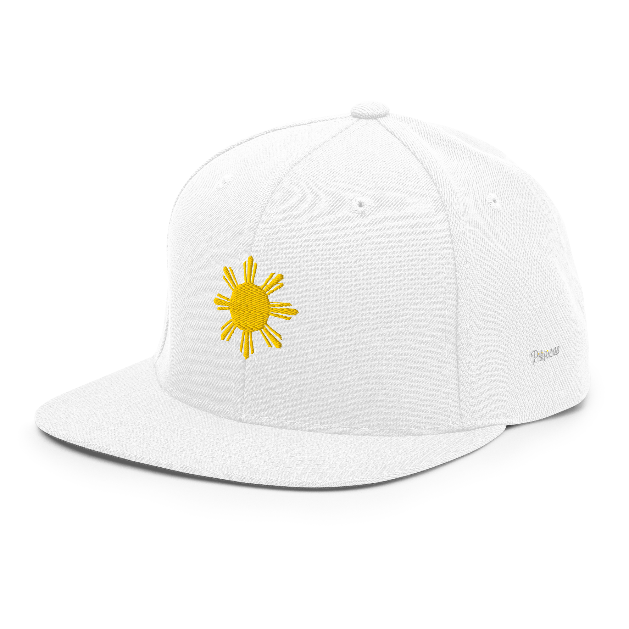 SUN + SCRIPT - wool blend flat bill hat - Black