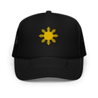 SUN - foam trucker hat - Hot Pink/White