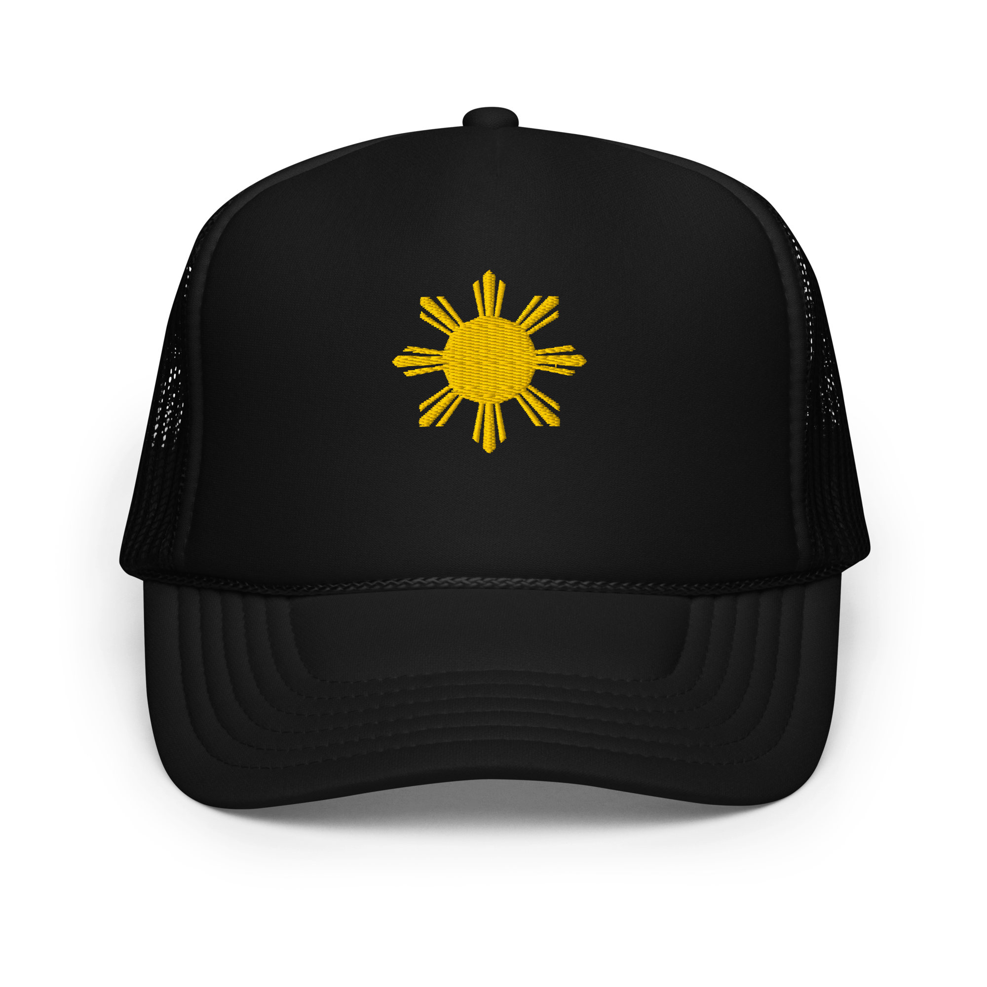 SUN - foam trucker hat - Royal Blue/White