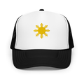 SUN - foam trucker hat - Black/White