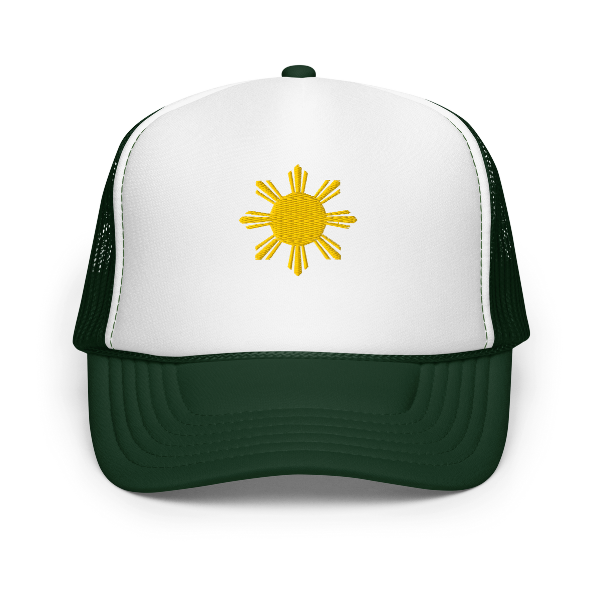 SUN - foam trucker hat - Black/White