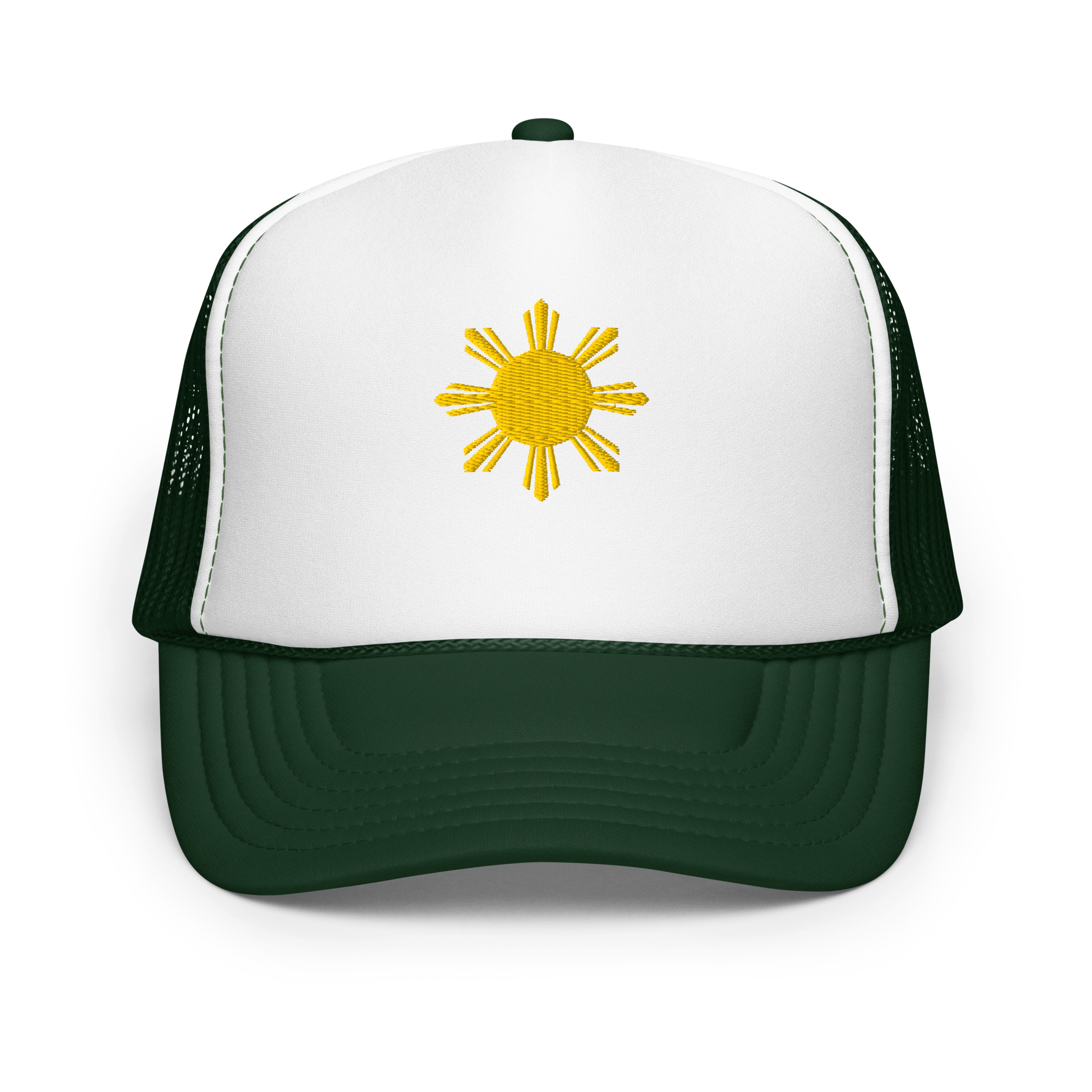 SUN - foam trucker hat - Royal Blue/White