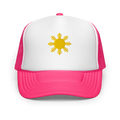SUN - foam trucker hat - Hot Pink/White