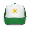 SUN - foam trucker hat - Green/White