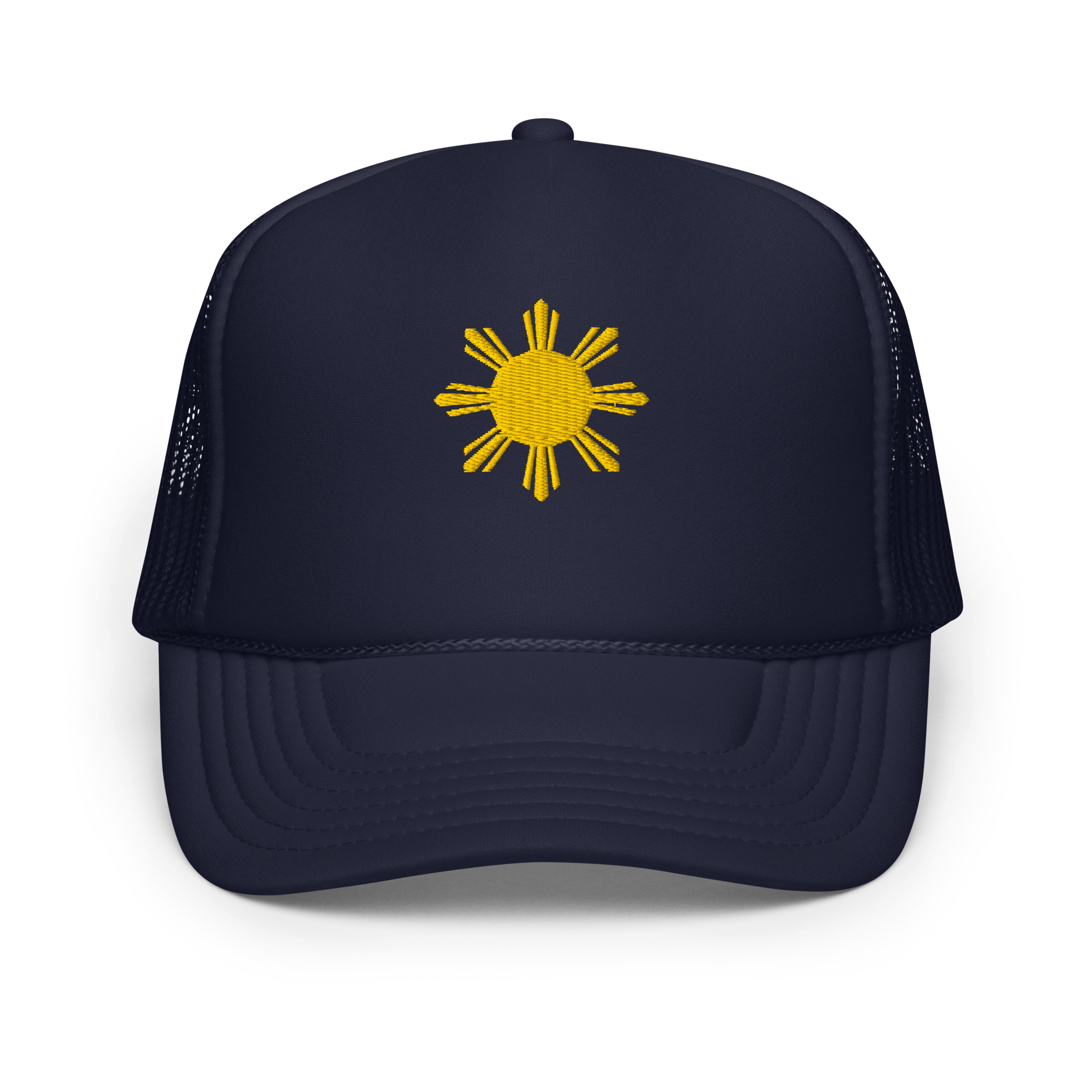 SUN - foam trucker hat - Navy