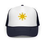 SUN - foam trucker hat - Hot Pink/White
