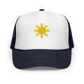 SUN - foam trucker hat - Navy/White