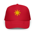 SUN - foam trucker hat - Blue/White