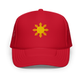 SUN - foam trucker hat - Red