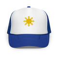 SUN - foam trucker hat - Royal Blue/White