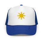 SUN - foam trucker hat - Blue/White