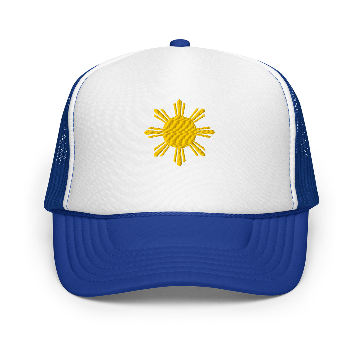 SUN - foam trucker hat - Dark Green/White